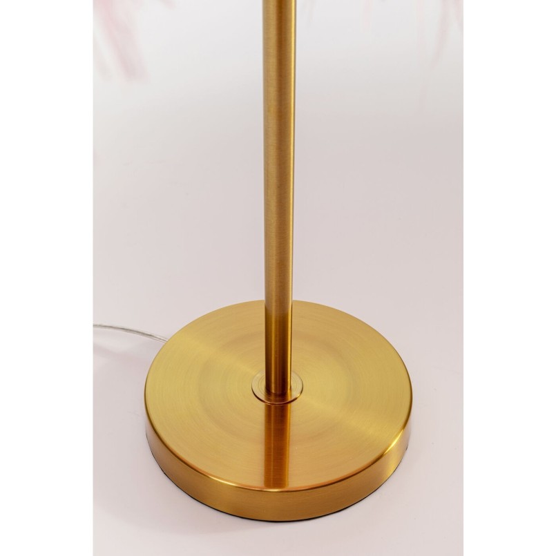Pink feather table lamp - Kare Design