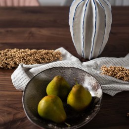 Assiettes creuses grises et marron - Savannah -Kare Design