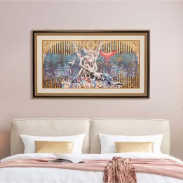 Ingelijste foto Lovers 180x106cm Kare Design