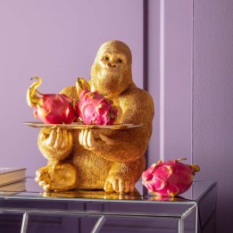 Deco gold gorilla butler Kare Design