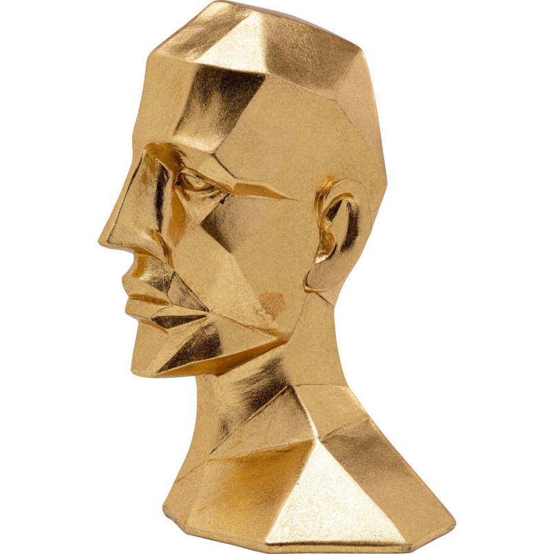 Gouden gezicht boekensteun - Kare Design