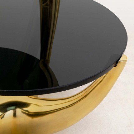 Side Table Piera black and gold Kare Design