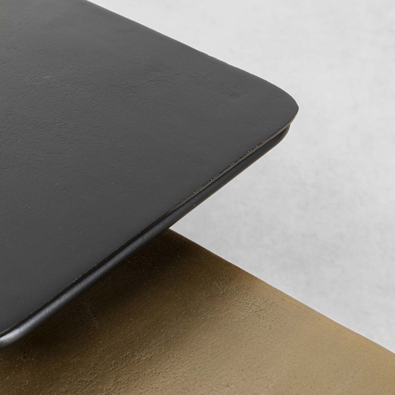 Tables d'appoint en acier et aluminium - Diego - Kare Design