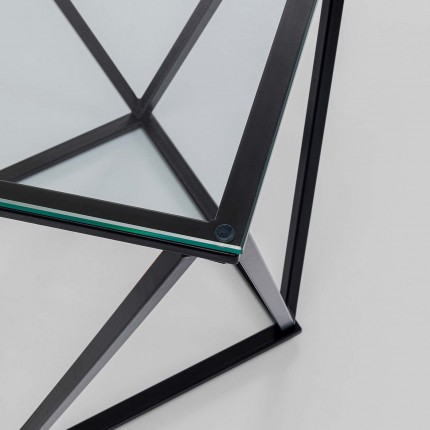 Side Table Cristallo Black 50x50cm Kare Design