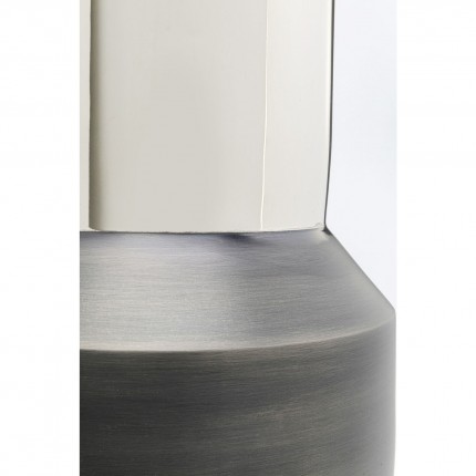 Vaas Vesuv 51cm grijs en zilver Kare Design