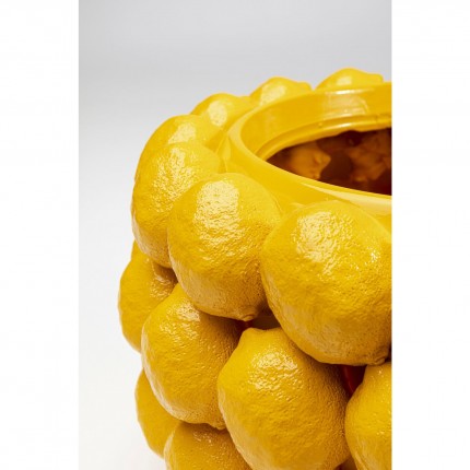 Deco Planter yellow lemons Kare Design