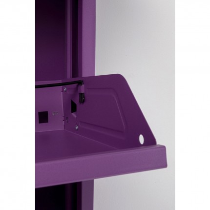 Shoe Container Caruso purple 5 drawers Kare Design
