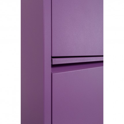 Shoe Container Caruso purple 5 drawers Kare Design