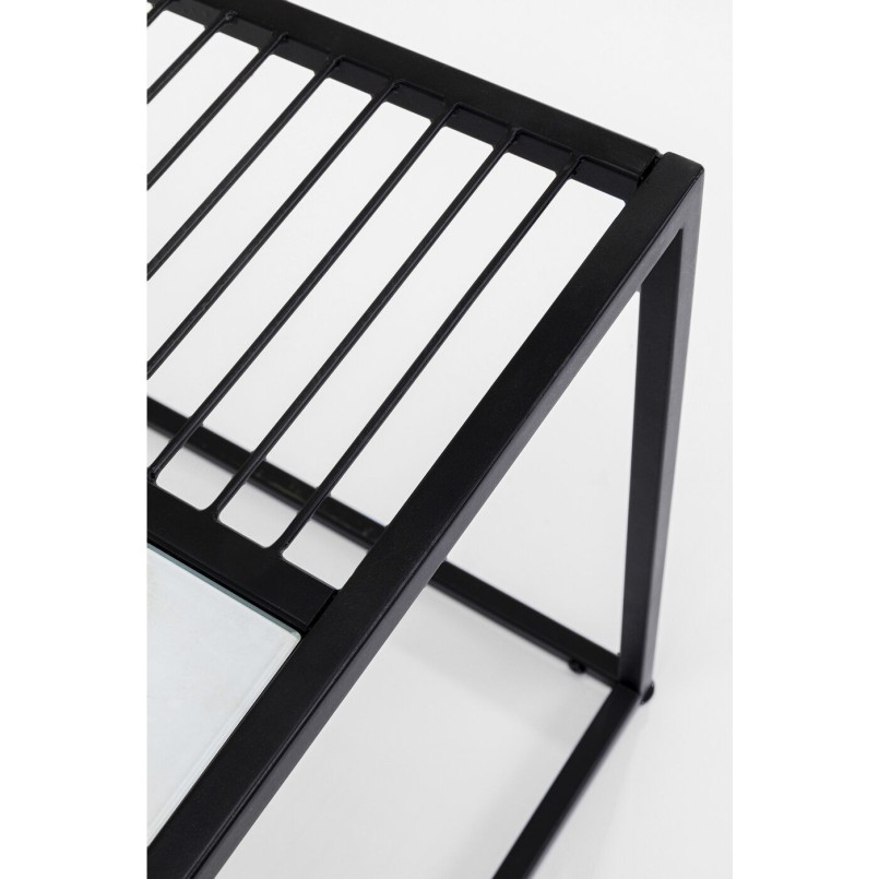 Modern zwart-wit bijzettafeltje - Twisted - Kare Design