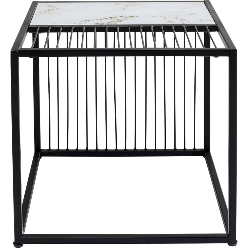 Modern zwart-wit bijzettafeltje - Twisted - Kare Design