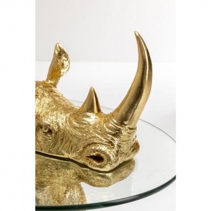 Side table rhinoceros gold Kare Design