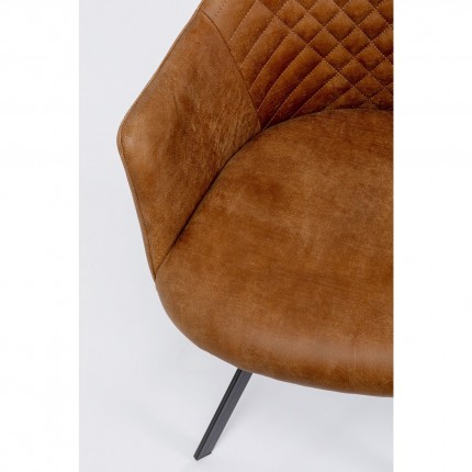 Swivel chair Coco brown Kare Design