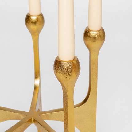 Candle Holder Stacky 31cm gold Kare Design