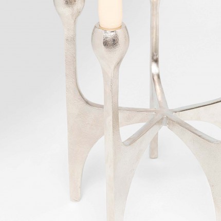 Candle Holder Stacky 31cm silver Kare Design