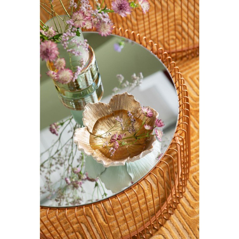 Golden flower bowl - Kare Design
