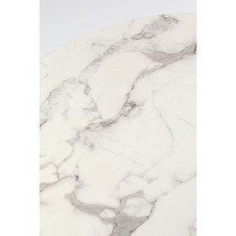 Plateau de table effet marbre blanc - Schickeria - Kare Design