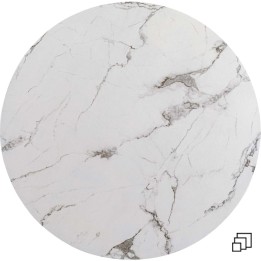 White marble-effect tabletop - Schickeria - Kare Design