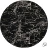Plateau de table effet marbre noir - Schickeria - Kare Design