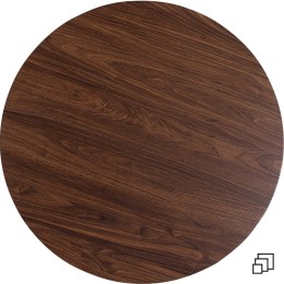 Imitation walnut tabletop - Schickeria - Kare Design