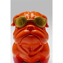 Figurine décorative Fashion Dog orange 17cm