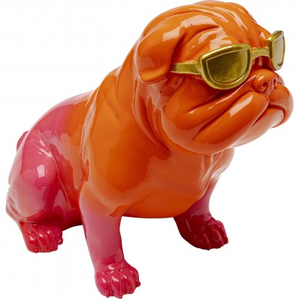 Deco Fashion bulldog orange 17cm Kare Design