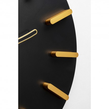 Wall clock Central Park Ø30cm black Kare Design