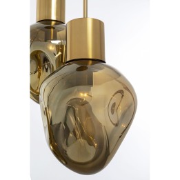 Suspension Supernova Amber Tre Ø45cm
