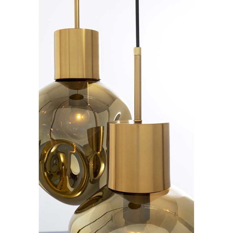 Suspension Supernova Amber Tre Ø45cm