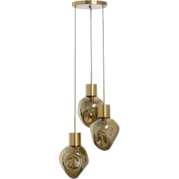 Suspension Supernova Amber Tre Ø45cm