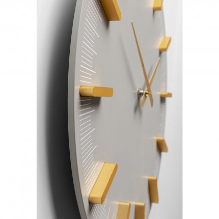 Wall clock John grey Ø40cm Kare Design