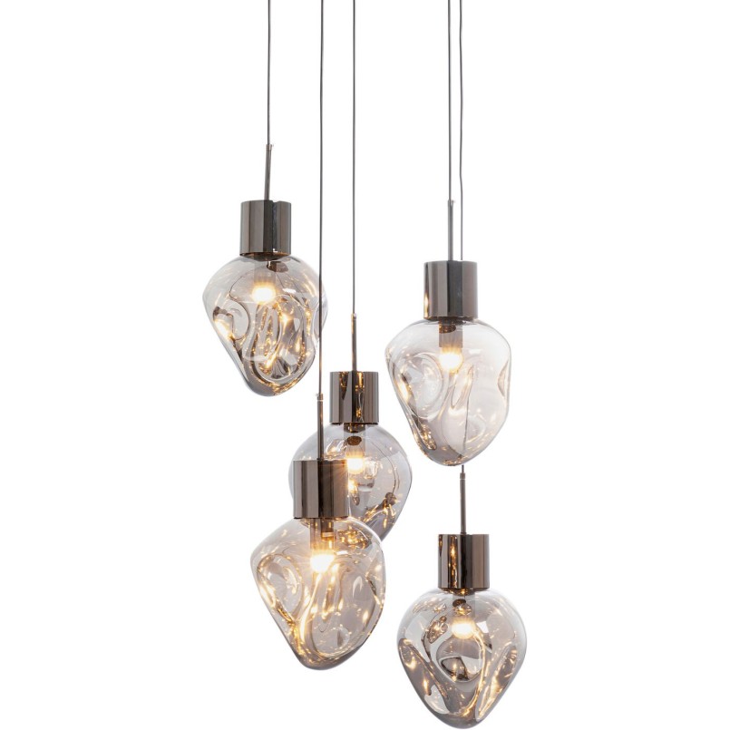 Suspension Supernova Smoky Cinque Ø50cm