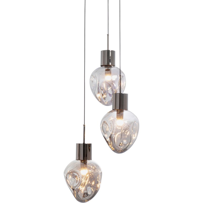 Suspension Supernova Smoky Tre Ø45cm