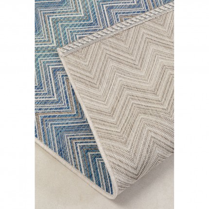 Carpet Zigzag blue 330x230cm Kare Design