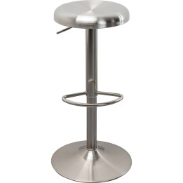 Tabouret bar Kalea argenté