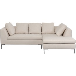 Canapé d angle Gianni XS crème droite