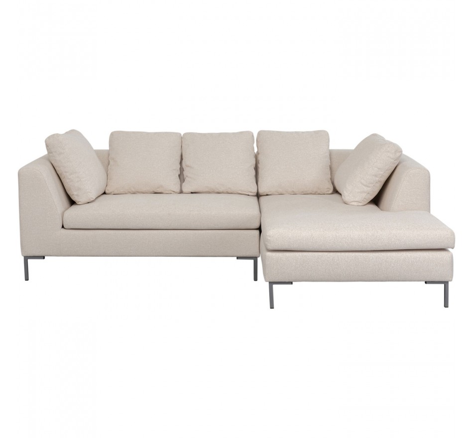 Hoekbank Gianna 250cm rechts creme Kare Design