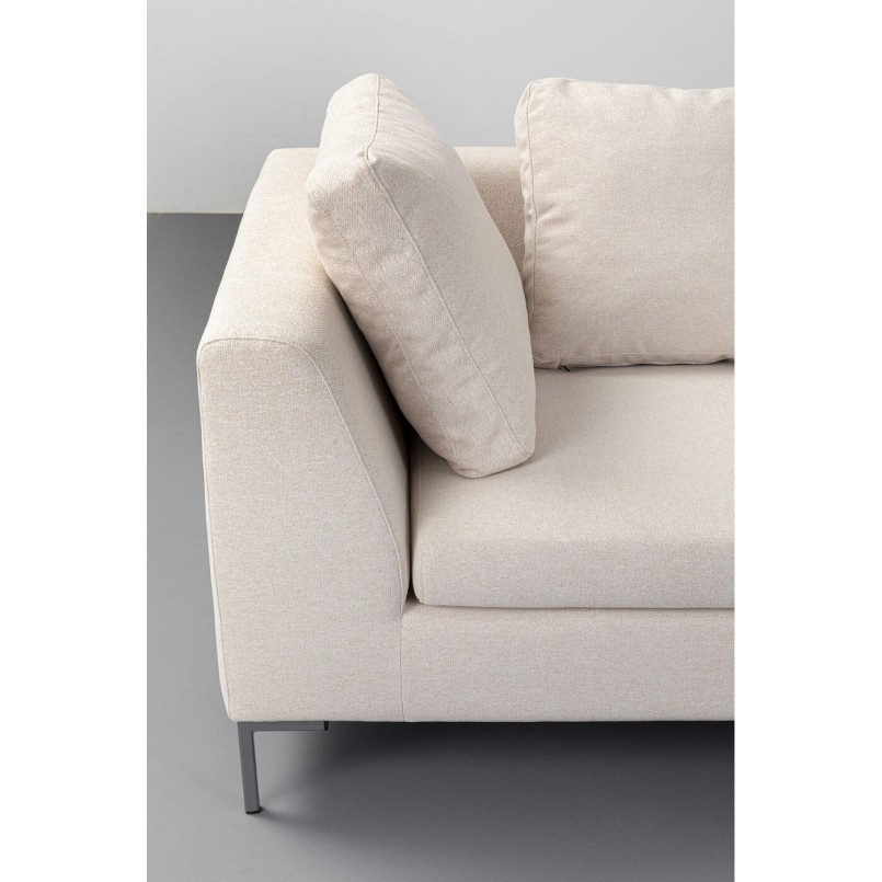 Canapé d angle Gianni XS crème droite