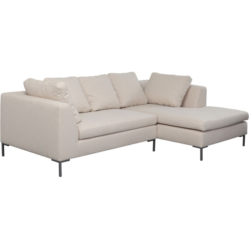 Canapé d angle Gianni XS crème droite
