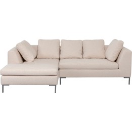 Canapé d angle Gianni XS crème Gauche