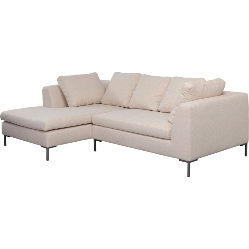 Canapé d angle Gianni XS crème Gauche