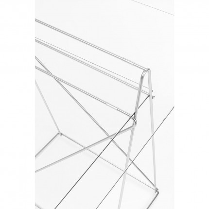 Tréteaux de bureau Polar chromés set de 2 Kare Design