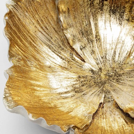 Bowl flower cream and gold Ø25cm Kare Design