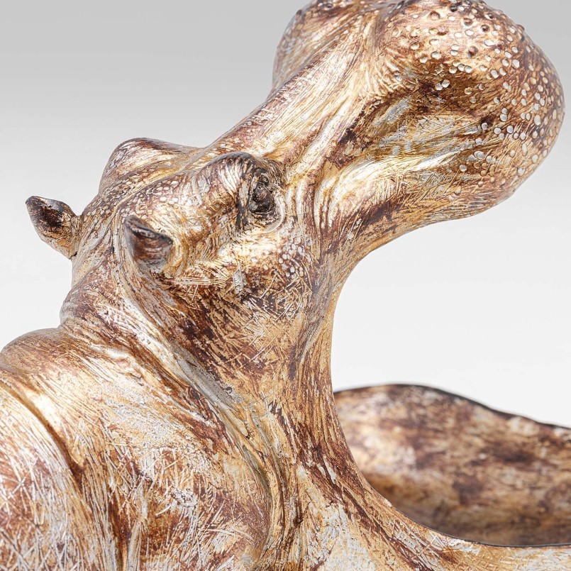 Polyresin beker nijlpaard - Kare Design