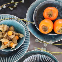 Blauwe schaal - Mustique Rim - Kare Design