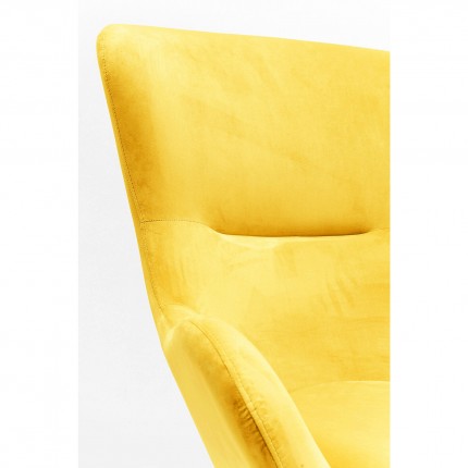 Rocking Chair Oslo yellow Kare Design