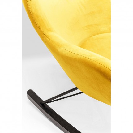 Rocking Chair Oslo yellow Kare Design