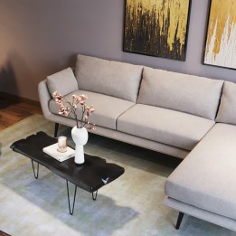 Black wooden coffee table - Aspen - Kare Design