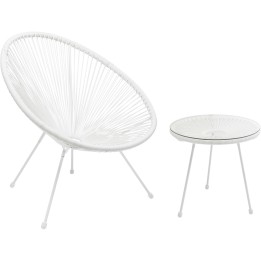 Ensemble Acapulco blanc (2-parts)