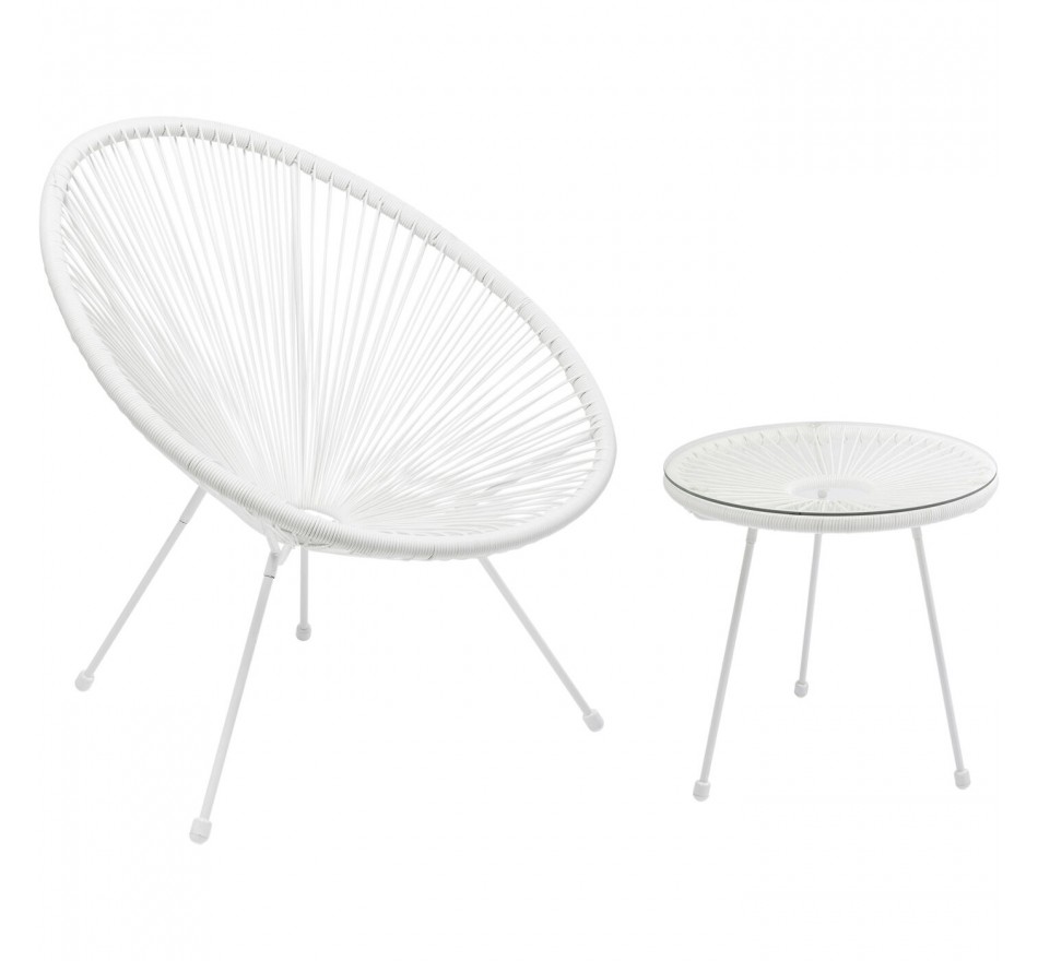 Tuinmeubelair Acapulco Mono wit Kare Design