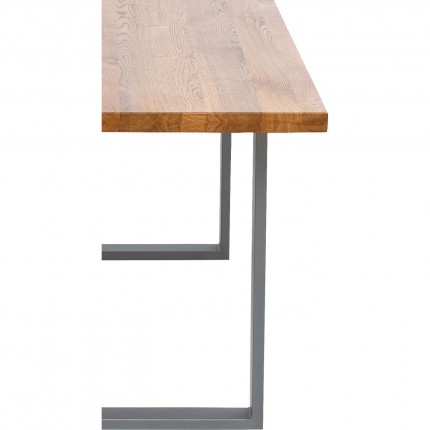 Table Jackie Oak Crude Steel 160x80cm Kare Design
